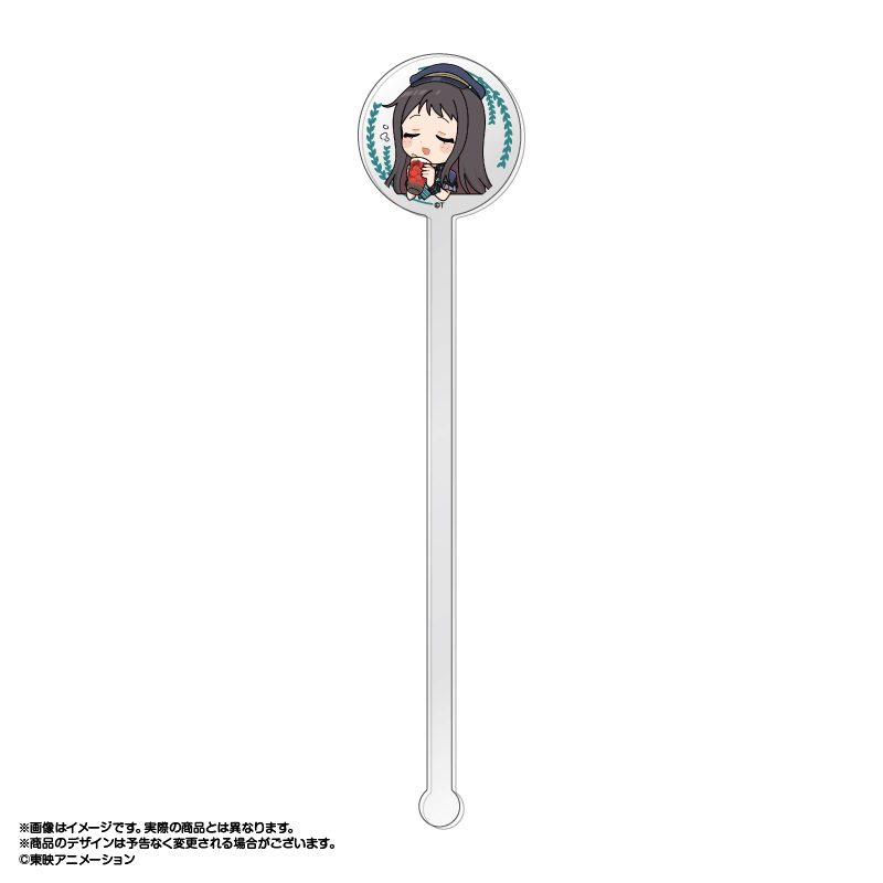 ガールズバンドクライ×HUB アクリルマドラー リン ("Girls Band Cry" x HUB Acrylic Muddler Rin)