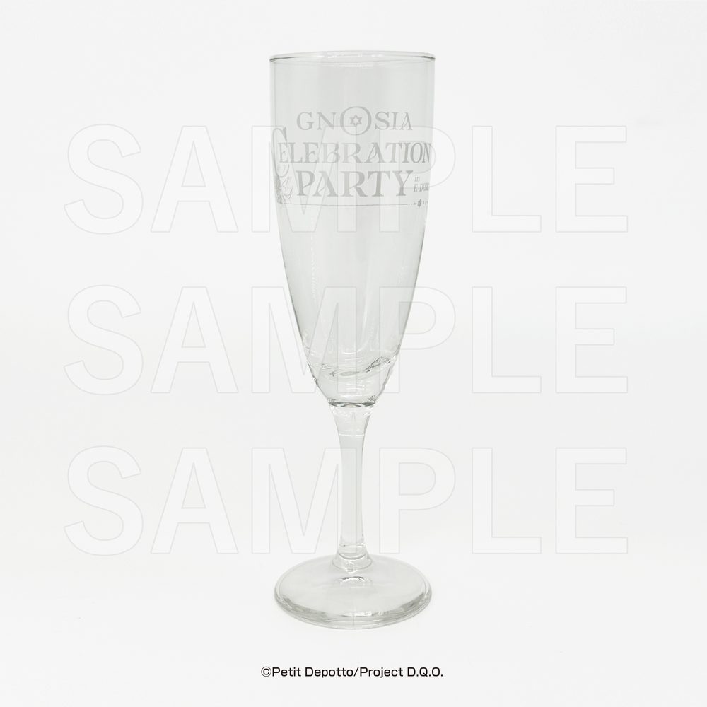 GNOSIA Celebration Party in E-DINER シャンパングラス ("GNOSIA" Celebration Party in E-DINER Champagne Glass)