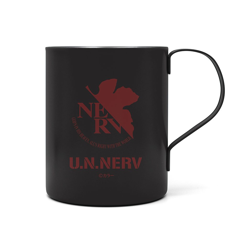 EVANGELION NERV 二層ステンレスマグカップ(塗装) ("Evangelion" NERV Double Layers Stainless Steel Mug (Paint Design))