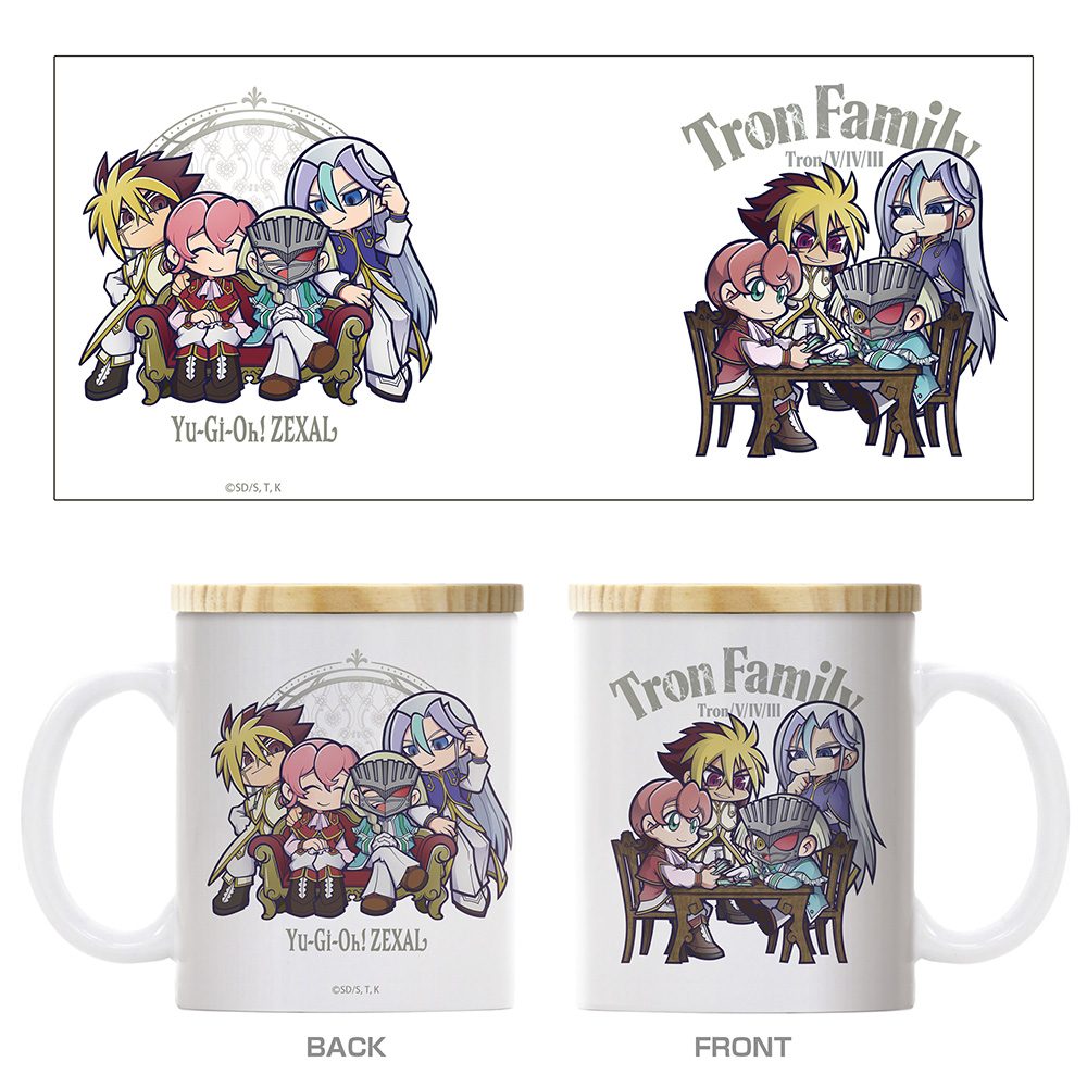 遊☆戯☆王ZEXAL トロン一家 フタ付きフルカラーマグカップ 歓談Ver. ("Yu-Gi-Oh! Zexal" Tron Family Full Color Mug with Lid Chatting Ver.)