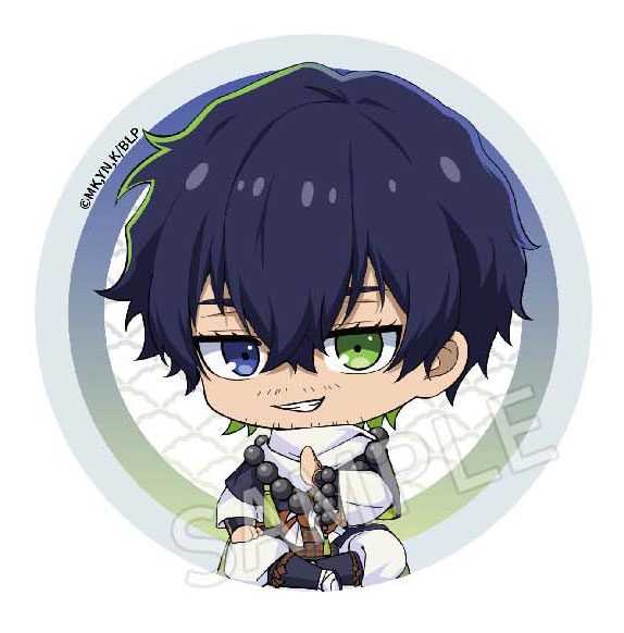 AFORCE×DRAGON HORSE ブルーロック (平安時代Ver.) アクリルコースター オリヴァ・愛空 (AFORCE x DRAGON HORSE "BLUE LOCK" (HEIAN PERIOD VER.) ACRYLIC COASTER OLIVER AIKU)