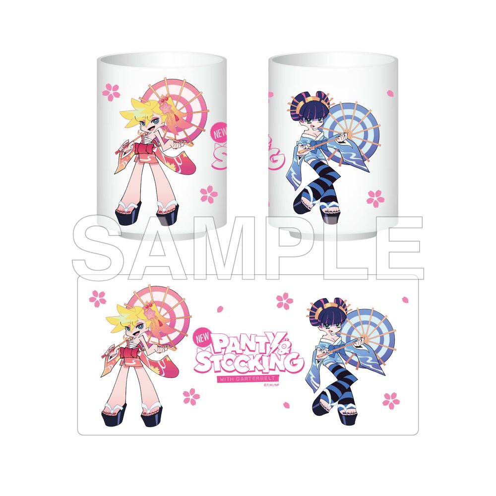 New PANTY & STOCKING with GARTERBELT 湯吞み 和装Ver. ("New Panty & Stocking with Garterbelt" Yunomi Kimono Ver.)