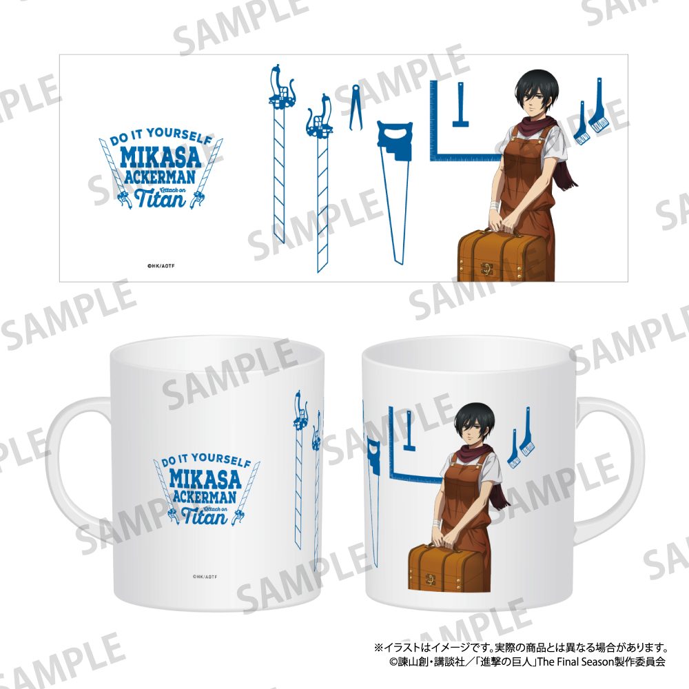 進撃の巨人 フルカラーマグカップ ミカサ・アッカーマン(DIY) ("Attack on Titan" Full Color Mug Mikasa Ackerman (DIY))
