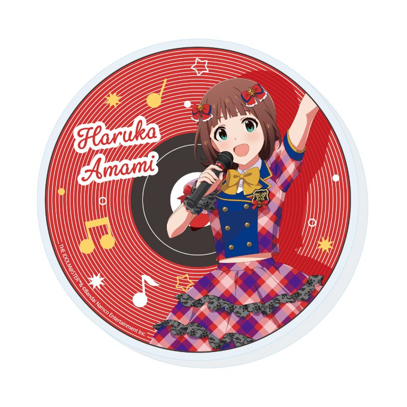 アクリルコースター アイドルマスター ミリオンライブ! 01 天海春香 カラオケVer.(描き下ろしイラスト) (Acrylic Coaster "The Idolmaster Million Live!" 01 Amami Haruka Karaoke Ver. (Original Illustration))