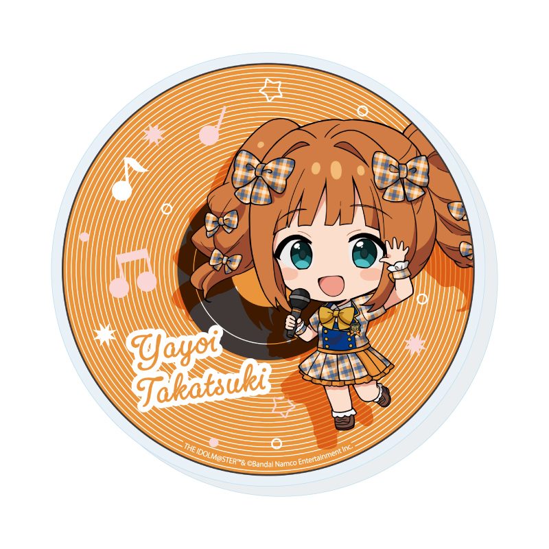 アクリルコースター アイドルマスター ミリオンライブ! 05 高槻やよい カラオケVer.(ミニキャライラスト) (Acrylic Coaster "The Idolmaster Million Live!" 05 Takatsuki Yayoi Karaoke Ver. (Mini Character Illustration))