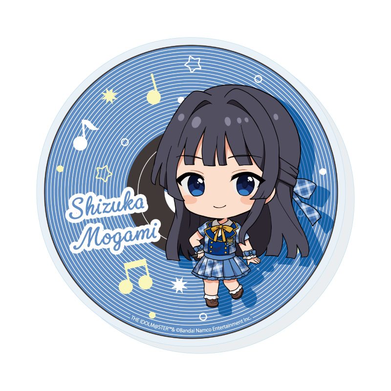 アクリルコースター アイドルマスター ミリオンライブ! 06 最上静香 カラオケVer.(ミニキャライラスト) (Acrylic Coaster "The Idolmaster Million Live!" 06 Mogami Shizuka Karaoke Ver. (Mini Character Illustration))