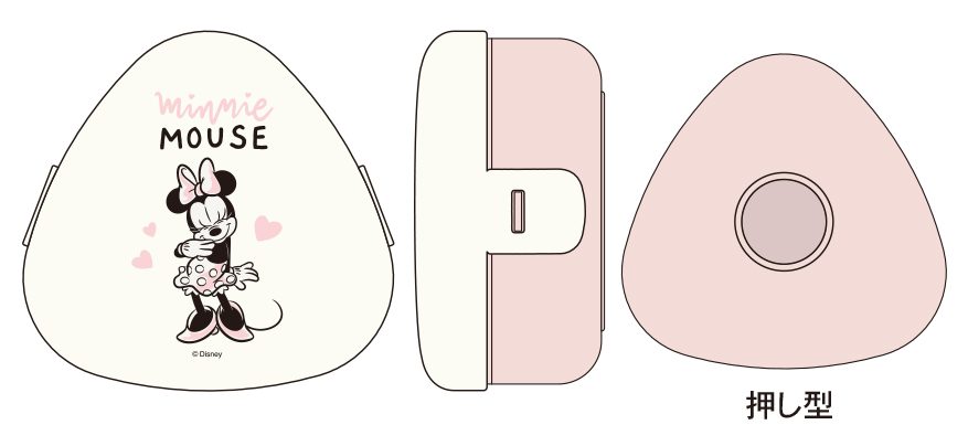 ミニーマウス おにぎりケース LS-20 (Minnie Mouse Rice Ball Case LS-20)