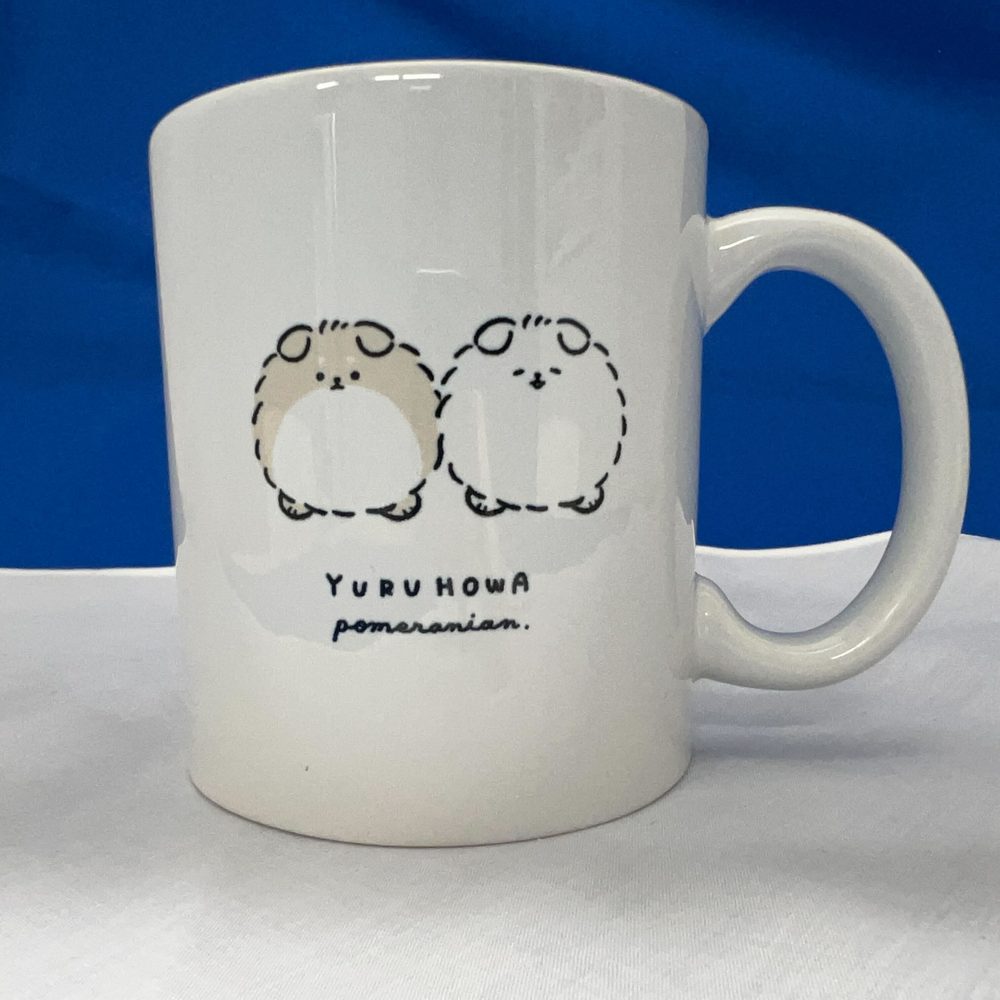 ゆるほわポメラニアン マグカップ (Yuruhowa Pomeranian Mug)