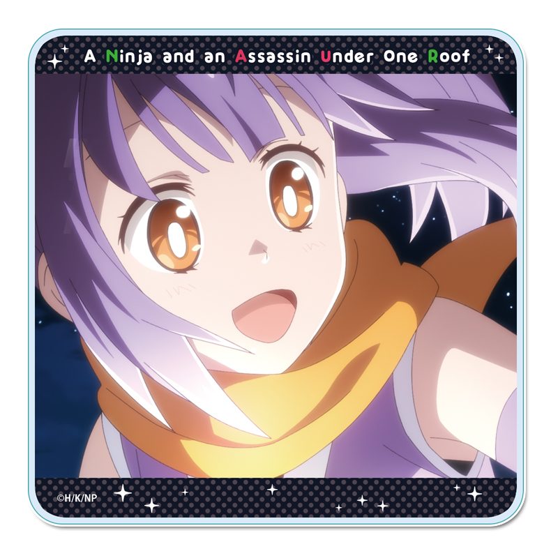 忍者と殺し屋のふたりぐらし アクリルコースター さとこ(OP) ("A Ninja and an Assassin Under One Roof" Acrylic Coaster Satoko (OP))