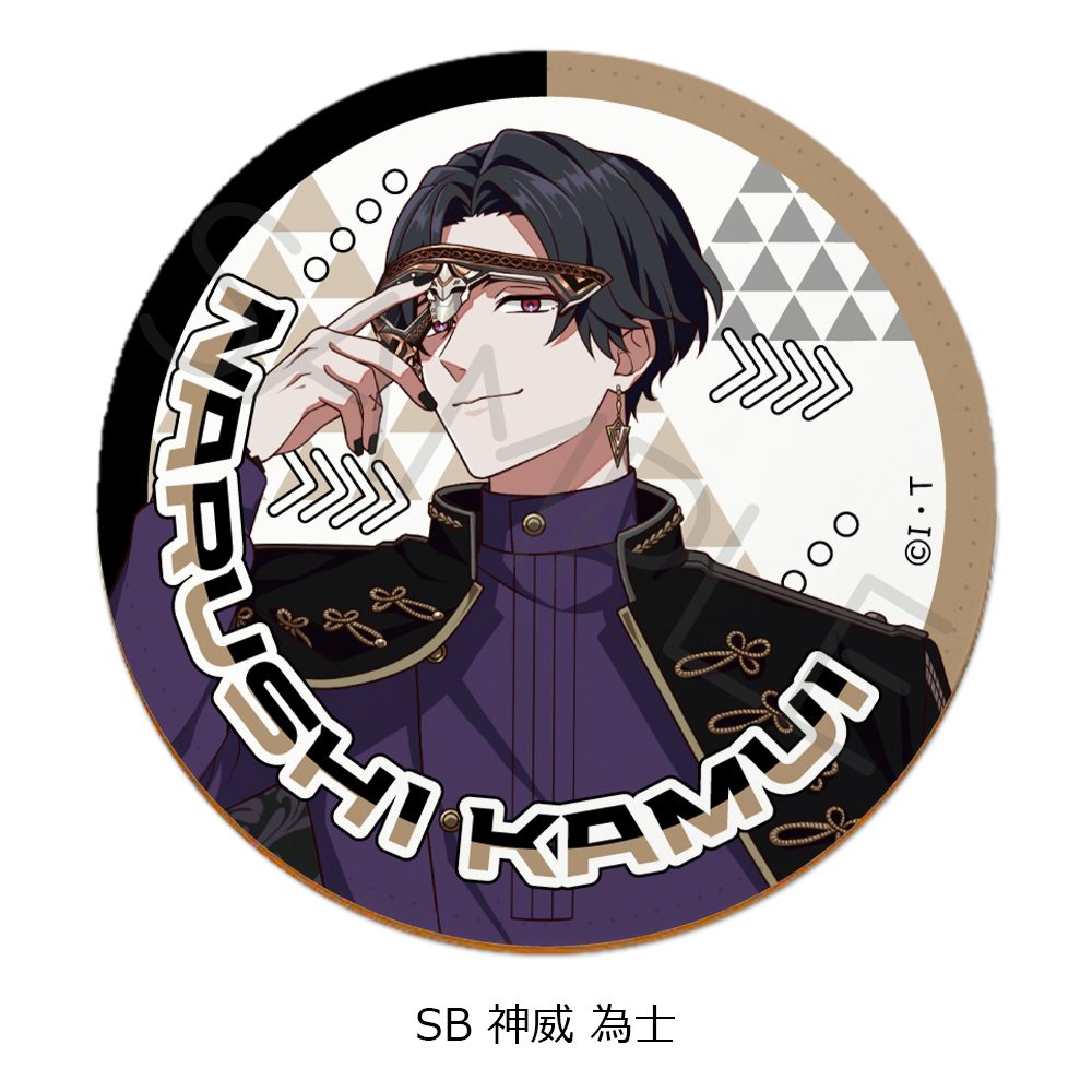 ライドカメンズ 第2弾 レザーコースター SB 神威為士 ("Ride Kamens" Vol. 2 Leather Coaster SB Kamui Narushi)