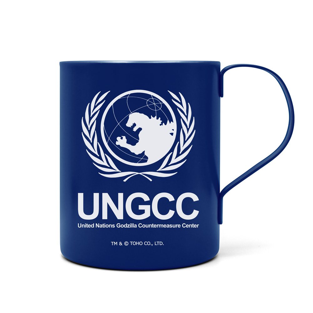 ゴジラ 国連G対策センター 二層ステンレスマグカップ(塗装) ("Godzilla" United Nations Godzilla Countermeasure Center Double Layers Stainless Steel Mug (Paint Design))