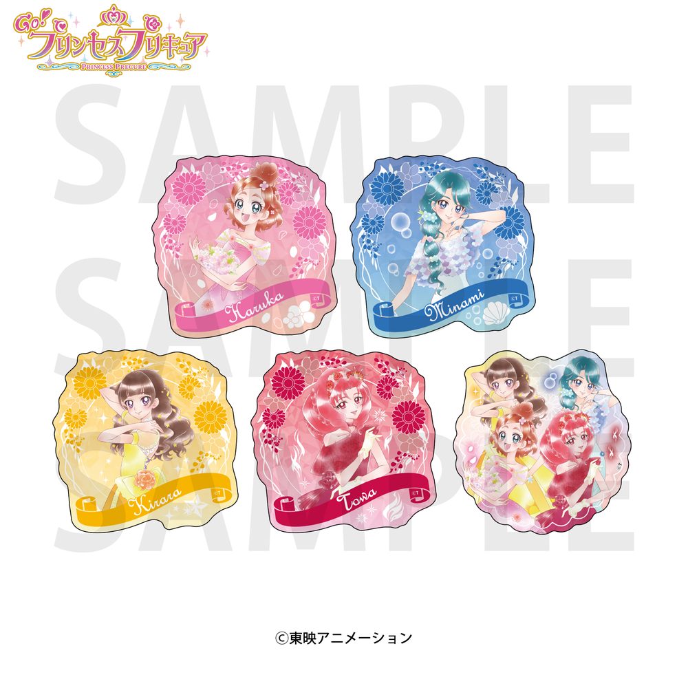 Go!プリンセスプリキュア クリアステッカーセット ("Go! Princess Precure" Clear Sticker Set)