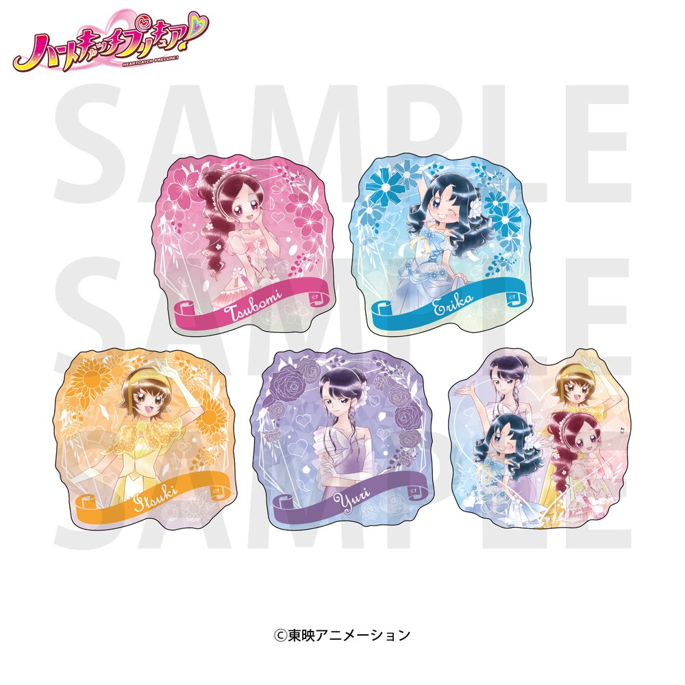 ハートキャッチプリキュア! クリアステッカーセット ("HeartCatch PreCure!" Clear Sticker Set)
