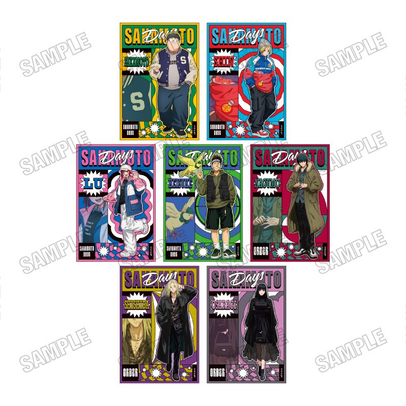 SAKAMOTO DAYS 描き下ろしイラストカードセット JF25 ("Sakamoto Days" Original Illustration Card Set JF25)