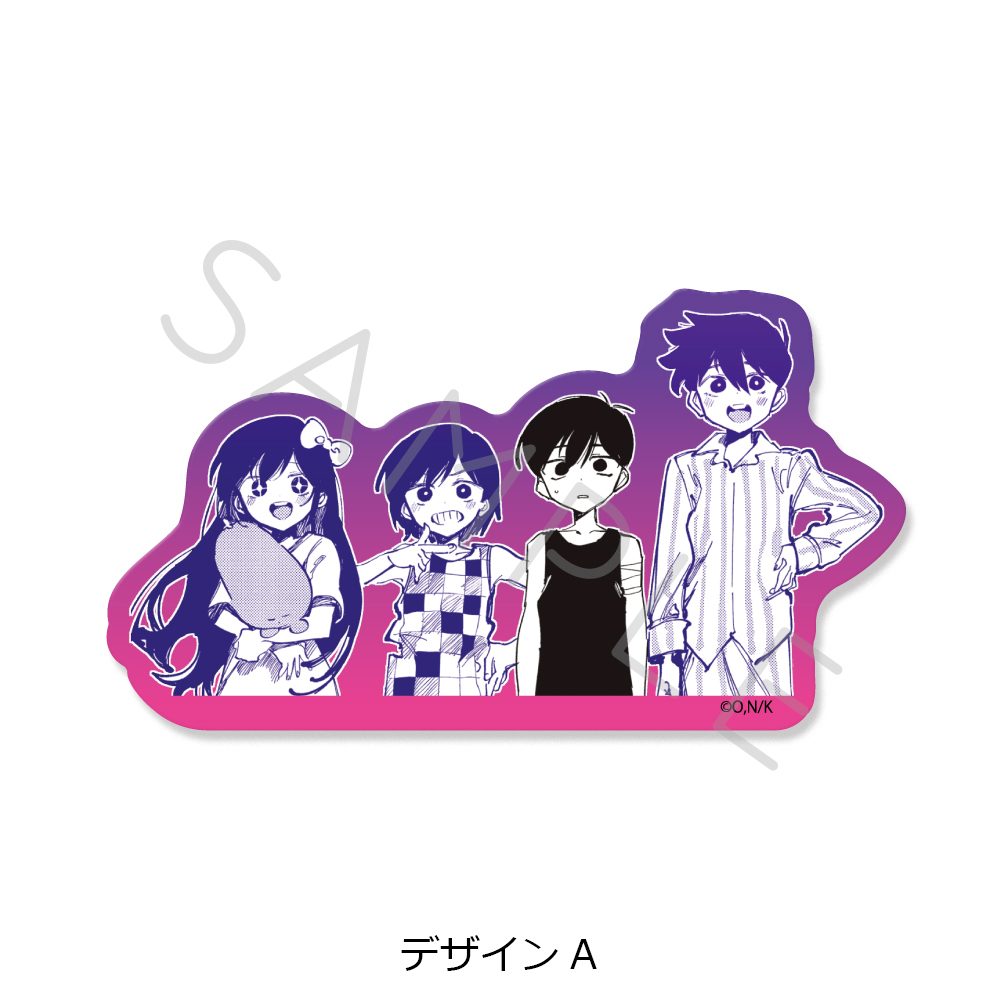 OMORI クリアステッカー デザインA ("OMORI" Clear Sticker Design A)