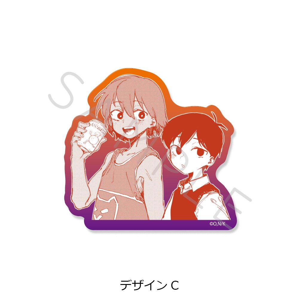 OMORI クリアステッカー デザインC ("OMORI" Clear Sticker Design C)