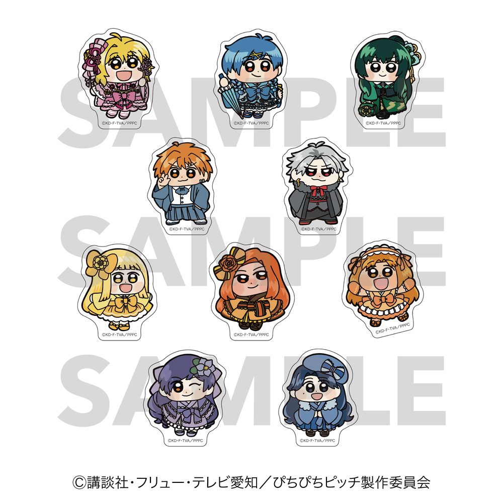 ぴちぴちピッチ ステッカーセット ("Mermaid Melody Pichi Pichi Pitch" Sticker Set)
