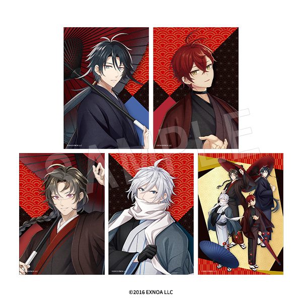 文豪とアルケミスト ブロマイドセット 寒椿Ver. ("Bungo to Alchemist" Bromide Set Winter-Blooming Ver.)