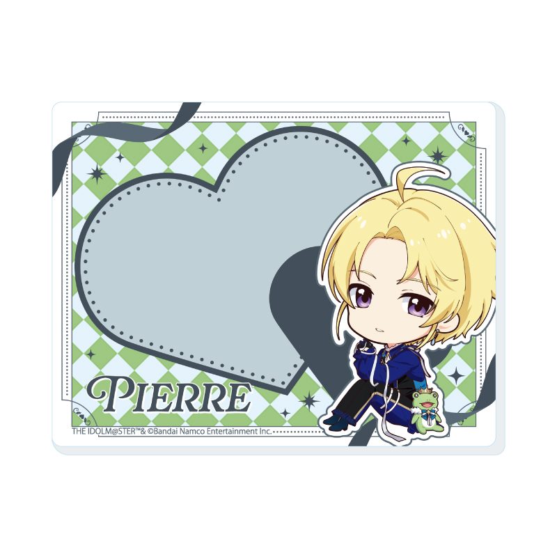 アクリルカード アイドルマスター SideM 10 ピエール ホワイトデーライブ2026 -Bitter Style by 2022-(ミニキャライラスト) (Acrylic Card "The Idolmaster SideM" 10 Pierre White Day Live 2026 -Bitter Style by 2022- (Mini Character Illustration))