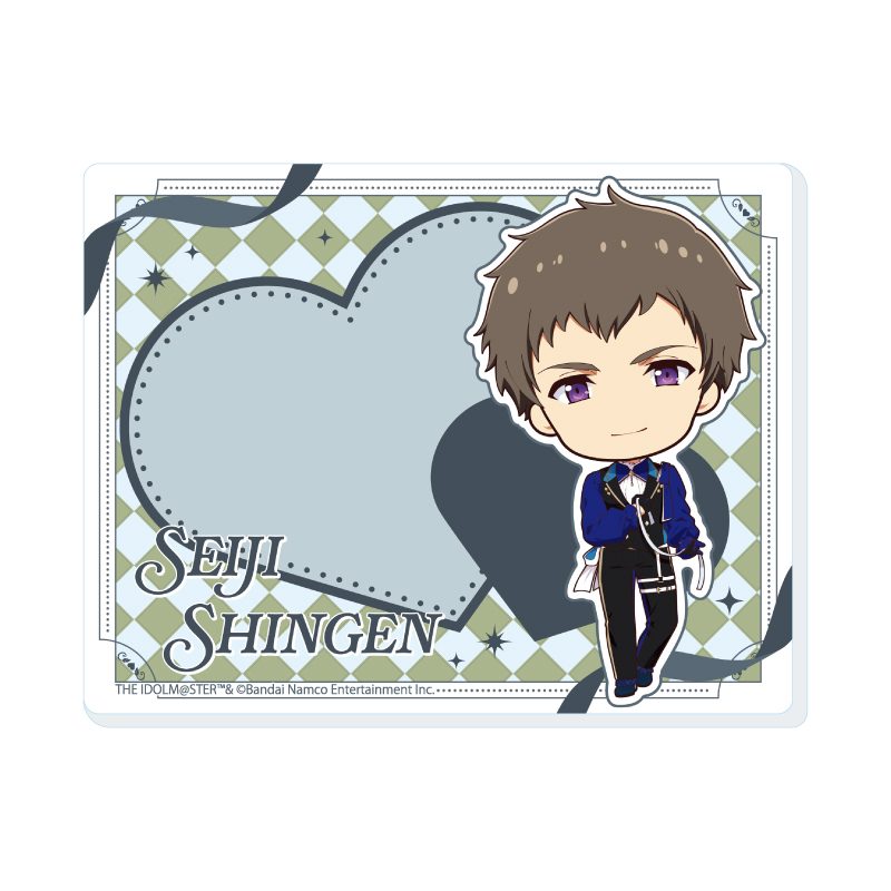 アクリルカード アイドルマスター SideM 11 信玄誠司 ホワイトデーライブ2026 -Bitter Style by 2022-(ミニキャライラスト) (Acrylic Card "The Idolmaster SideM" 11 Shingen Seiji White Day Live 2026 -Bitter Style by 2022- (Mini Character Illustration))