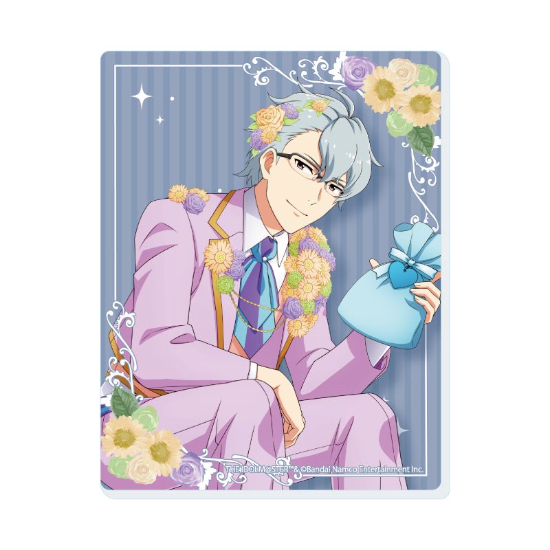 アクリルカード アイドルマスター SideM 18 硲道夫 ホワイトデーライブ2022(公式イラスト) (Acrylic Card "The Idolmaster SideM" 18 Hazama Michio White Day Live 2022 (Official Illustration))