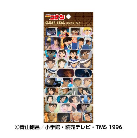 名探偵コナン クリアシールA ("Detective Conan" Clear Sticker A)