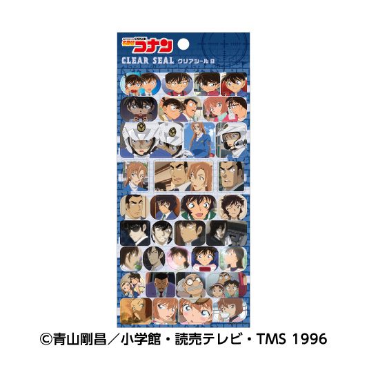 名探偵コナン クリアシールB ("Detective Conan" Clear Sticker B)