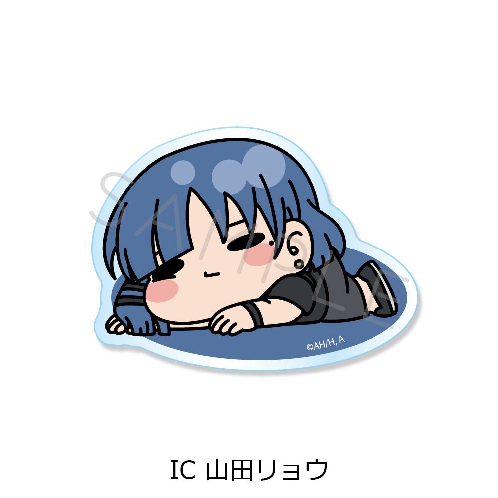 ぼっち・ざ・ろっく! 第5弾 クリアカードステッカー IC 山田リョウ ("Bocchi the Rock!" Vol. 5 Clear Card Sticker IC Yamada Ryo)
