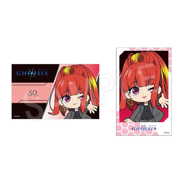 グノーシア イラストカード2枚セット 黒スーツVer. SQ ("GNOSIA" Illustration Card 2 Set Black Suit Ver. SQ)