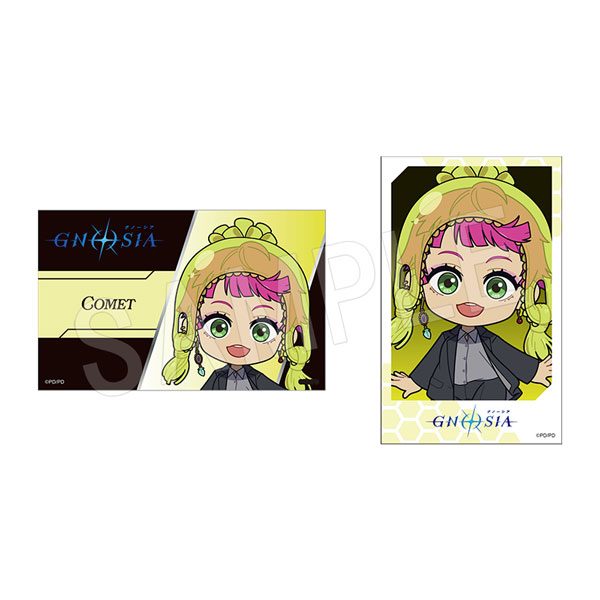 グノーシア イラストカード2枚セット 黒スーツVer. コメット ("GNOSIA" Illustration Card 2 Set Black Suit Ver. Comet)