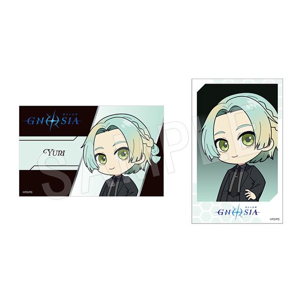 グノーシア イラストカード2枚セット 黒スーツVer. ユーリ ("GNOSIA" Illustration Card 2 Set Black Suit Ver. Yuri)