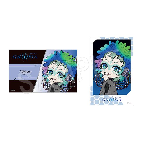 グノーシア イラストカード2枚セット 黒スーツVer. ラキオ ("GNOSIA" Illustration Card 2 Set Black Suit Ver. Racio)