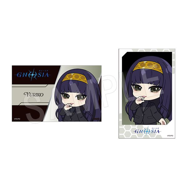 グノーシア イラストカード2枚セット 黒スーツVer. 夕里子 ("GNOSIA" Illustration Card 2 Set Black Suit Ver. Yuriko)