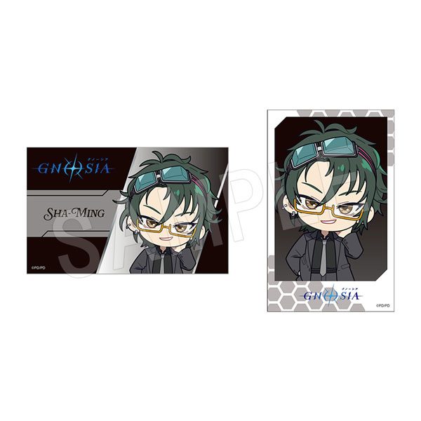 グノーシア イラストカード2枚セット 黒スーツVer. 沙明 ("GNOSIA" Illustration Card 2 Set Black Suit Ver. Sha-Ming)