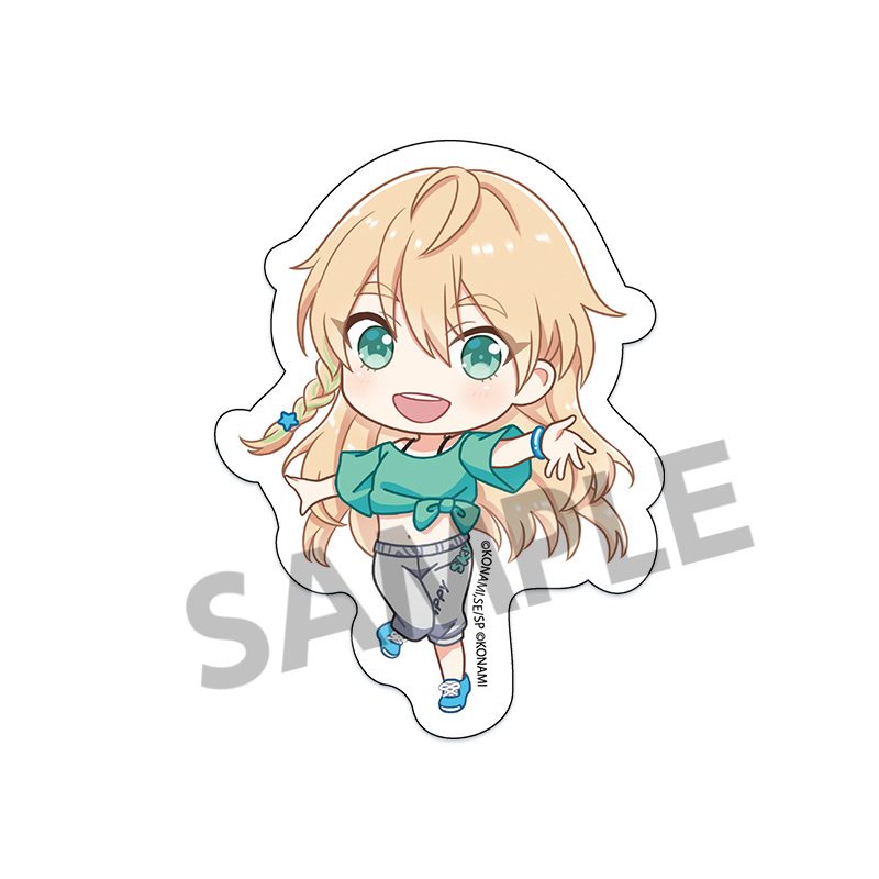 シャインポスト Be Your アイドル! ダイカットステッカー 兎塚七海 ("Shine Post Be Your Idol!" Die-cut Sticker Totsuka Nanami)