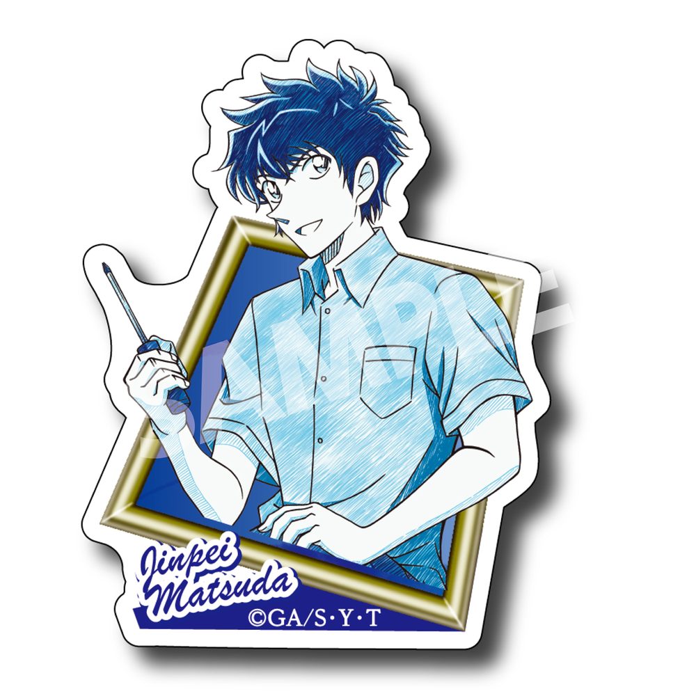 名探偵コナン ペンシルアート ステッカーコレクション Vol.4 松田陣平 ("Detective Conan" Pencil Art Sticker Collection Vol. 4 Matsuda Jinpei)