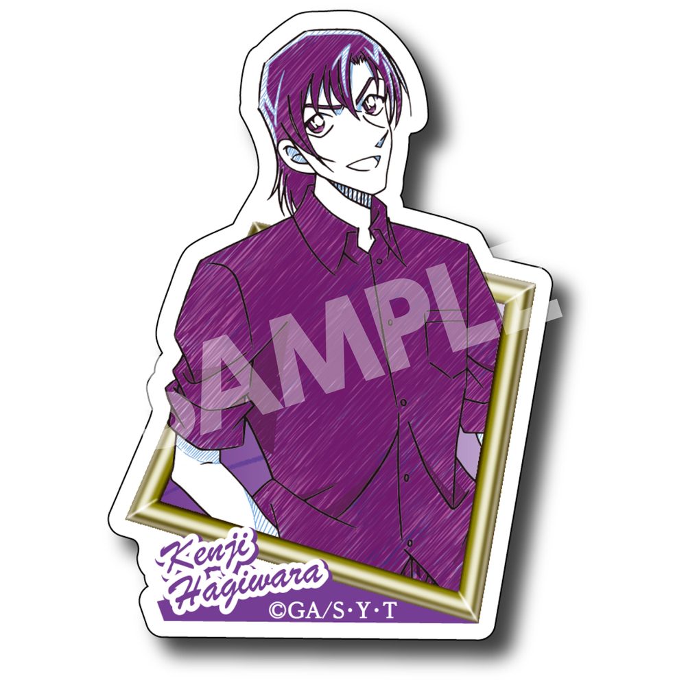 名探偵コナン ペンシルアート ステッカーコレクション Vol.4 萩原研二 ("Detective Conan" Pencil Art Sticker Collection Vol. 4 Hagiwara Kenji)