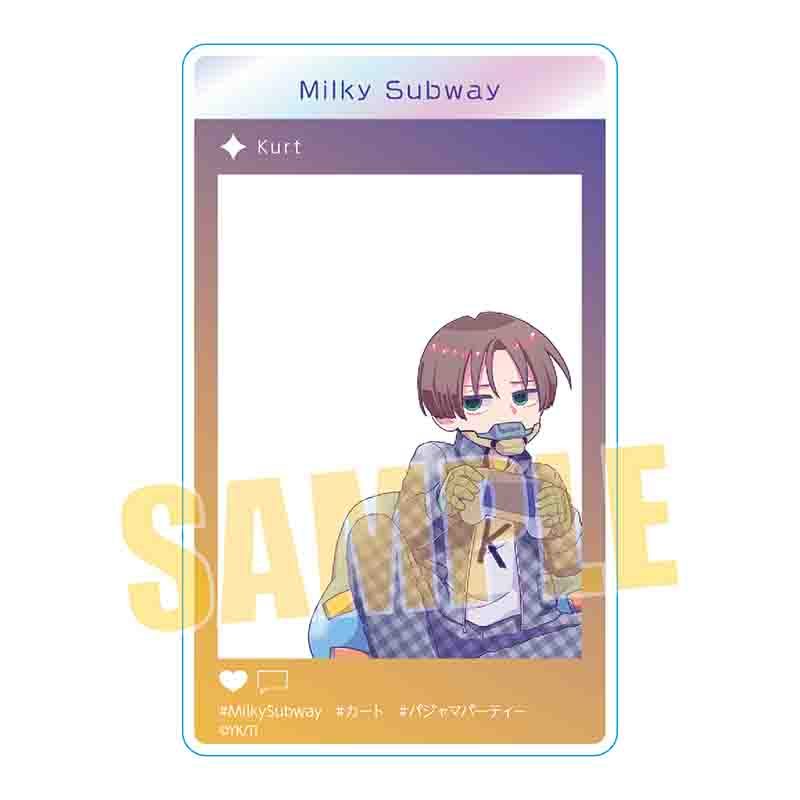 アクリルカード 銀河特急 ミルキー☆サブウェイ カート(パジャマパーティー) (Acrylic Card "MILKY SUBWAY THE GALACTIC LIMITED EXPRESS" Kurt (Pajamas Party))