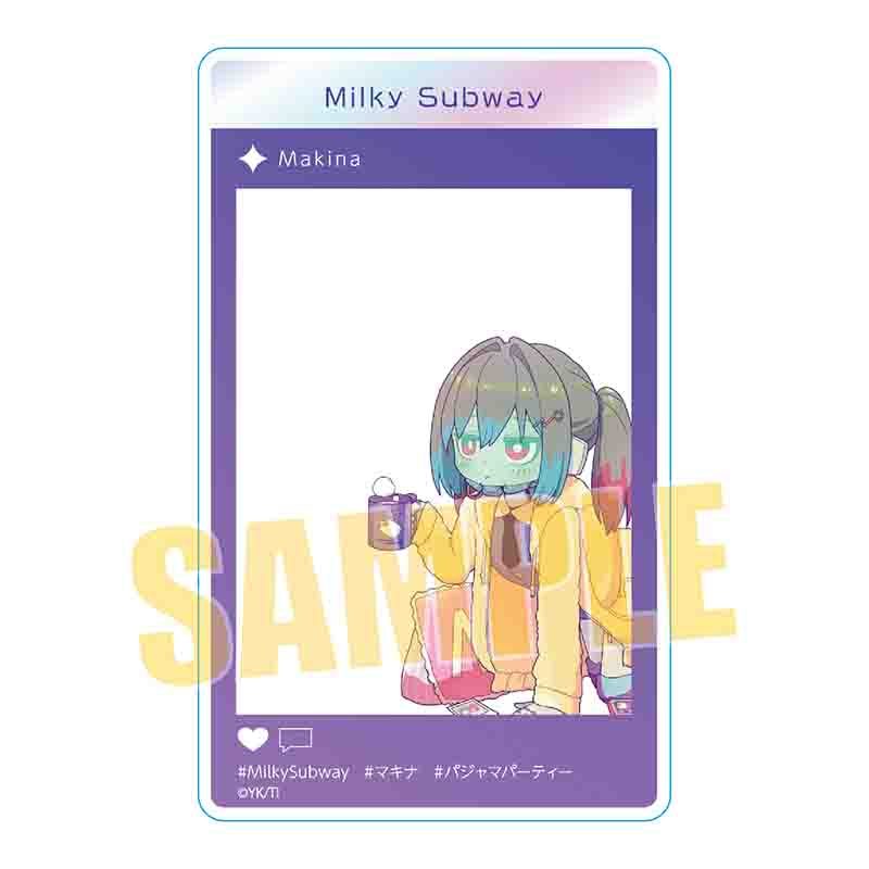 アクリルカード 銀河特急 ミルキー☆サブウェイ マキナ(パジャマパーティー) (Acrylic Card "MILKY SUBWAY THE GALACTIC LIMITED EXPRESS" Makina (Pajamas Party))
