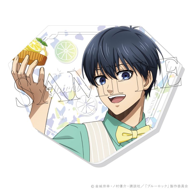 ブルーロック LEMON ぴくりあプレート hologram 1 潔世一 ("Blue Lock" LEMON Pic Clear Plate Hologram 1 Isagi Yoichi)