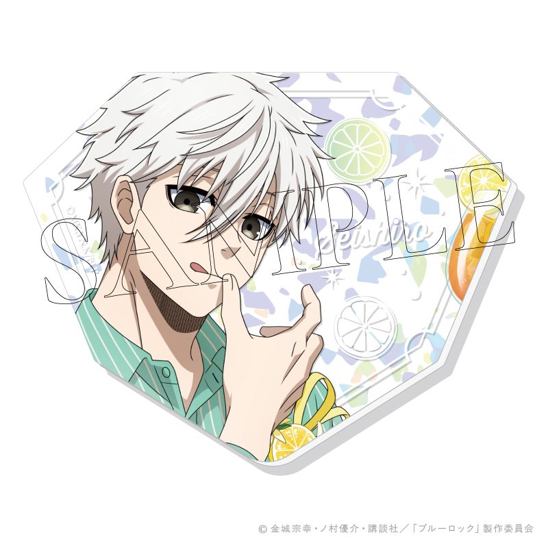 ブルーロック LEMON ぴくりあプレート hologram 3 凪誠士郎 ("Blue Lock" LEMON Pic Clear Plate Hologram 3 Nagi Seishiro)