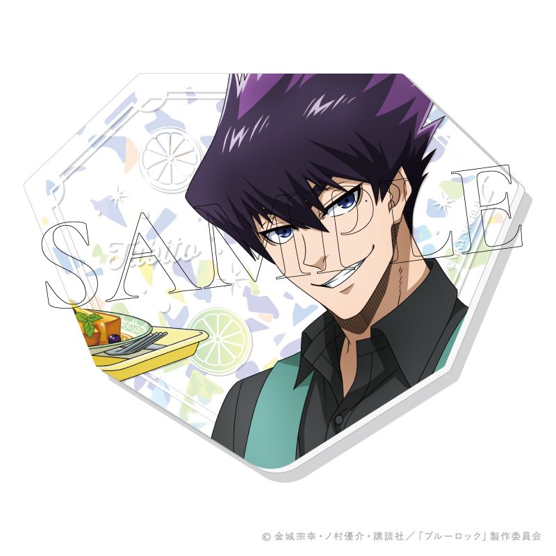 ブルーロック LEMON ぴくりあプレート hologram 4 烏旅人 ("Blue Lock" LEMON Pic Clear Plate Hologram 4 Karasu Tabito)