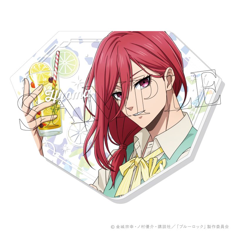 ブルーロック LEMON ぴくりあプレート hologram 5 千切豹馬 ("Blue Lock" LEMON Pic Clear Plate Hologram 5 Chigiri Hyoma)
