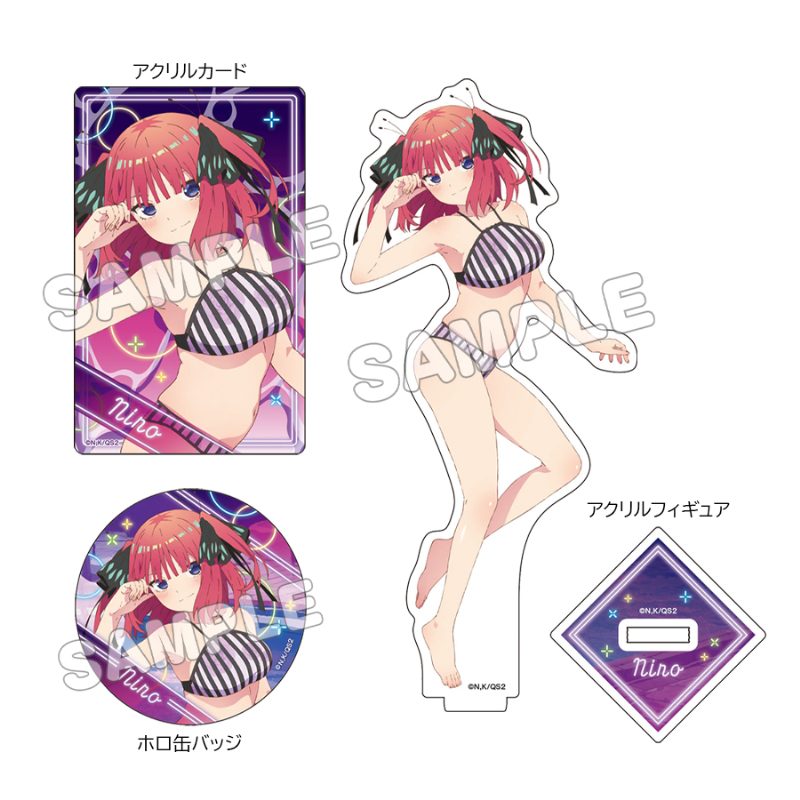五等分の花嫁* グッズセット 水着ナイトプール 二乃 ("The Quintessential Quintuplets Specials 2" Goods Set Swimwear Night Pool Nino)