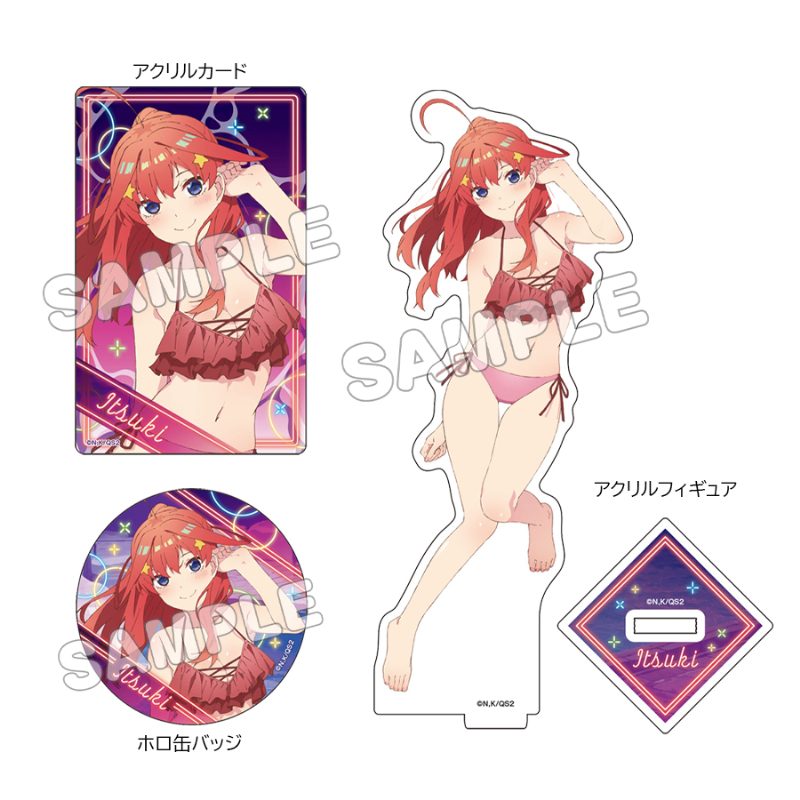 五等分の花嫁* グッズセット 水着ナイトプール 五月 ("The Quintessential Quintuplets Specials 2" Goods Set Swimwear Night Pool Itsuki)