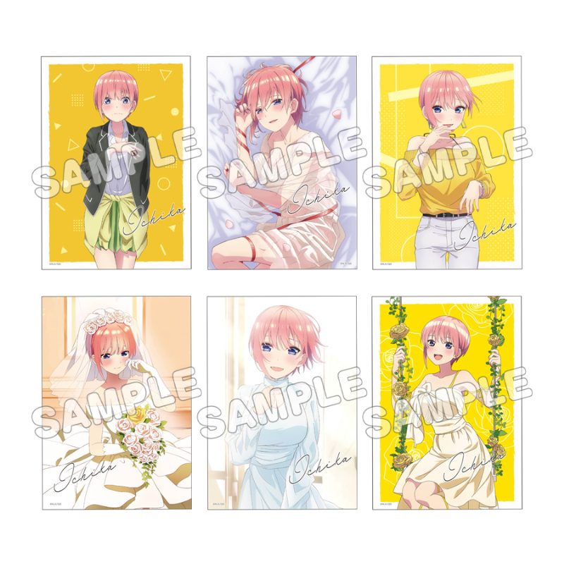 五等分の花嫁∽ ブロマイド6枚セット 中野一花 ("The Quintessential Quintuplets Specials" Bromide 6 Set Nakano Ichika)