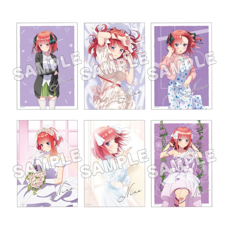 五等分の花嫁∽ ブロマイド6枚セット 中野二乃 ("The Quintessential Quintuplets Specials" Bromide 6 Set Nakano Nino)