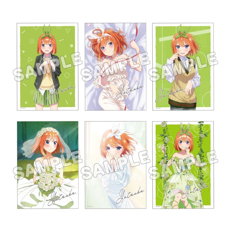 五等分の花嫁∽ ブロマイド6枚セット 中野四葉 ("The Quintessential Quintuplets Specials" Bromide 6 Set Nakano Yotsuba)