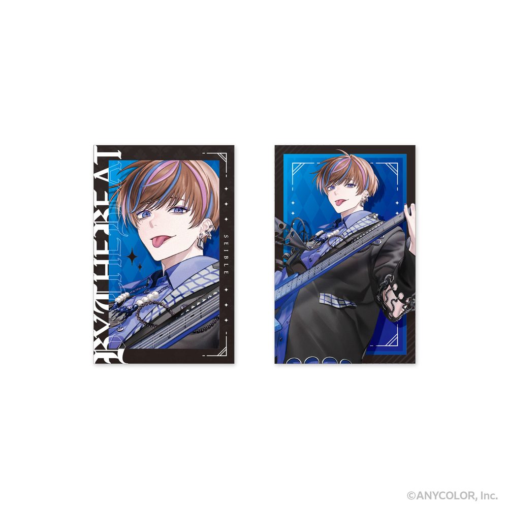 NIJISANJI EN 周年企画 BY THE BEAT フォト風カード2枚セット セイブル (NIJISANJI EN Anniversary Project BY THE BEAT Photo Style Card 2 Set Seible)