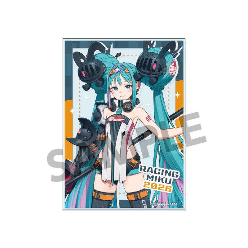 レーシングミク 2026 キービジュアル1 Ver. アクリルカード (Racing Miku 2026 Key Visual 1 Ver. Acrylic Card)